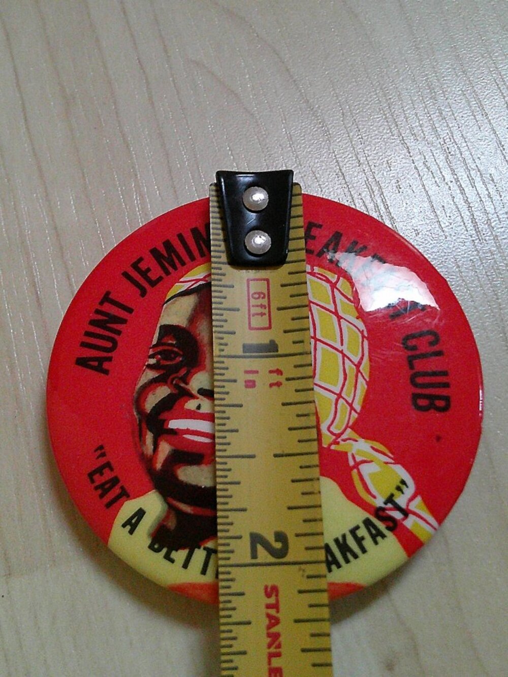 Lot of Aunt Jemima Breakfast Club Advertising Buttons, matchbook - Picture 15 of 16